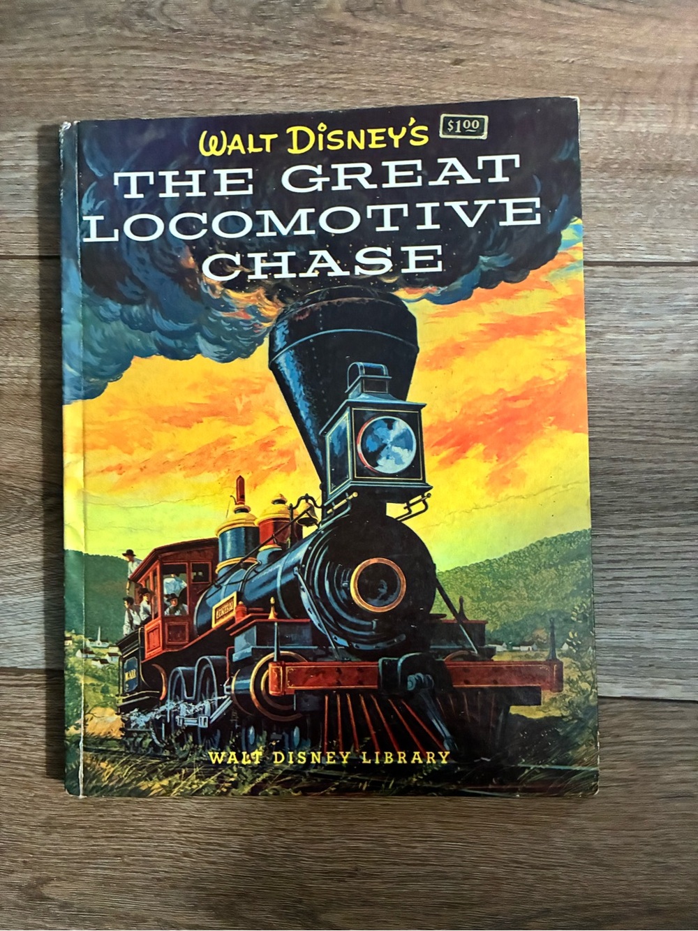 Disney The Great Locomotive Chase - Vintage Children's Book 1956